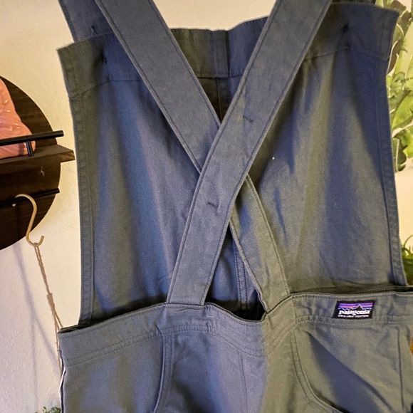 PATAGONIA- Stand Up® Cropped Overalls in Nouveau Green - Picture 4 of 4